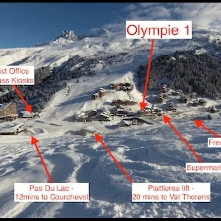 Apartment Studio Cabine Avec Emplacement De Choix A Meribel Mottaret